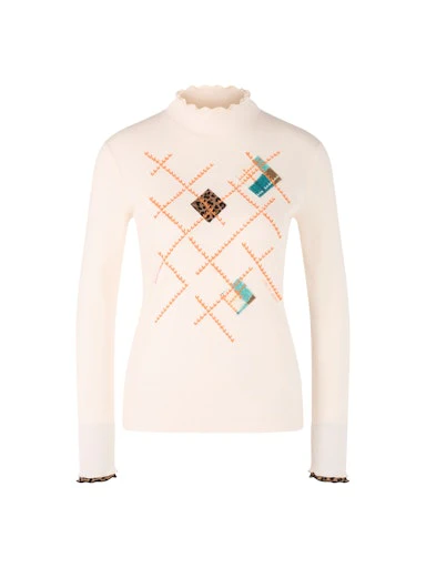 T-shirts lange mouw wit Marc Cain Sports