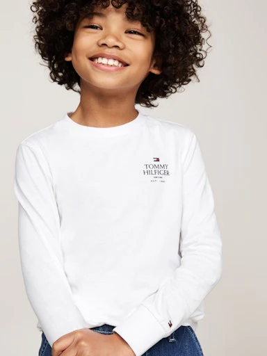 T-shirts lange mouw wit Tommy Hilfiger - Image 3