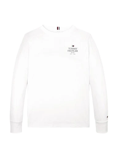 T-shirts lange mouw wit Tommy Hilfiger - Image 4