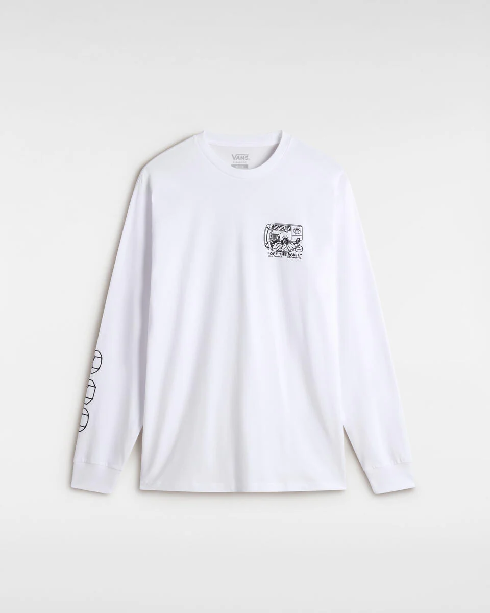 T-shirts lange mouw wit Vans