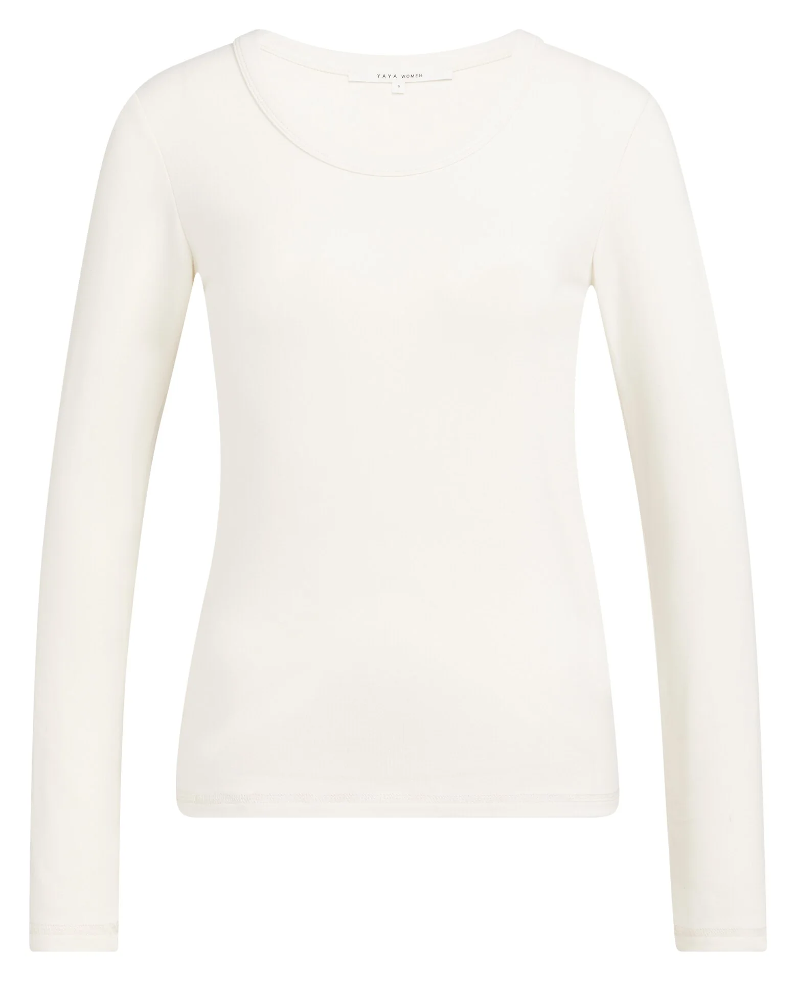 T-shirts lange mouw wit YAYA