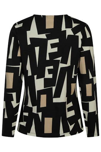 T-shirts lange mouw zwart Barbara Lebek - Image 2