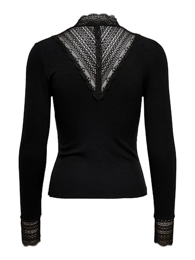 T-shirts lange mouw zwart ONLY - Image 2