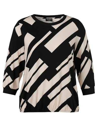 T-shirts lange mouw zwart Via Appia Due