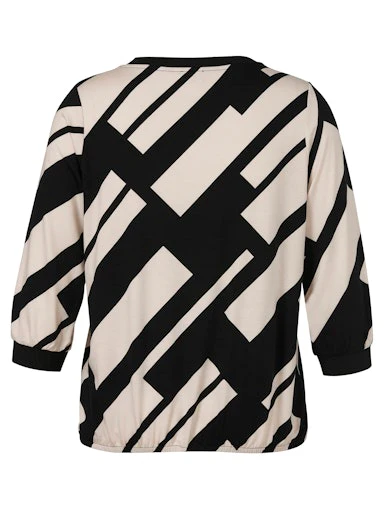 T-shirts lange mouw zwart Via Appia Due - Image 2