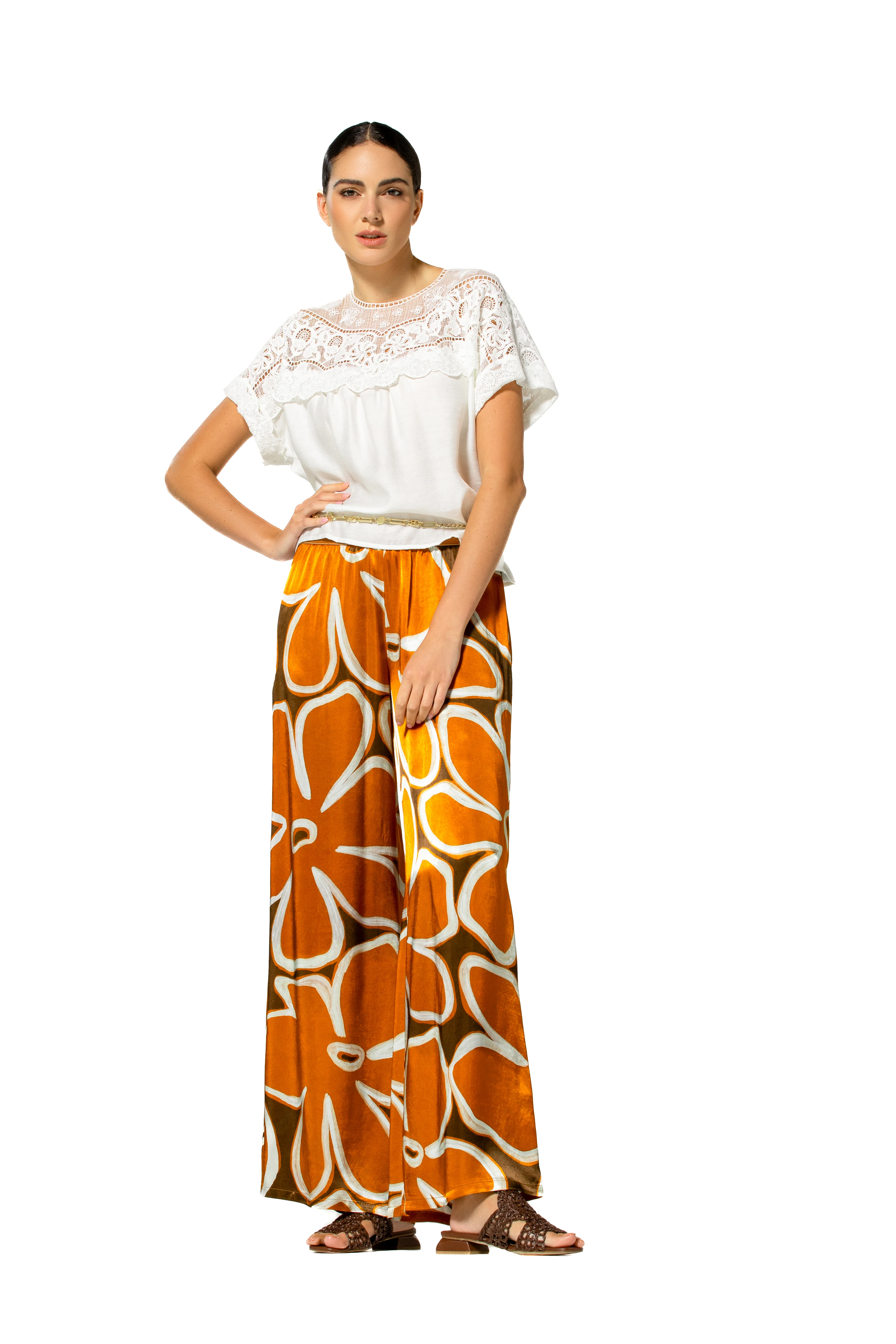 Blouses korte mouw wit Caroline Biss - Image 4