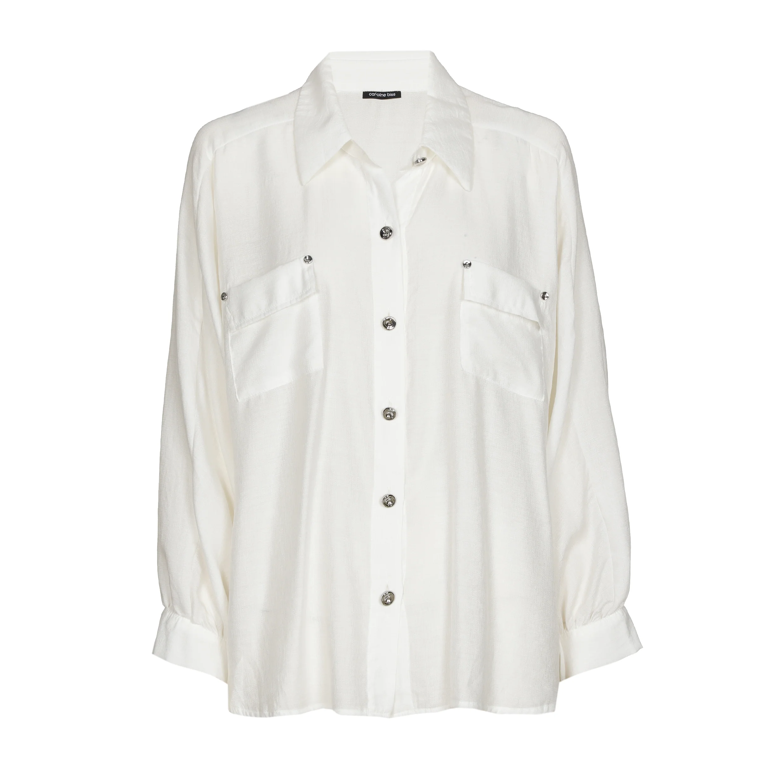 Blouses lange mouw beige Caroline Biss