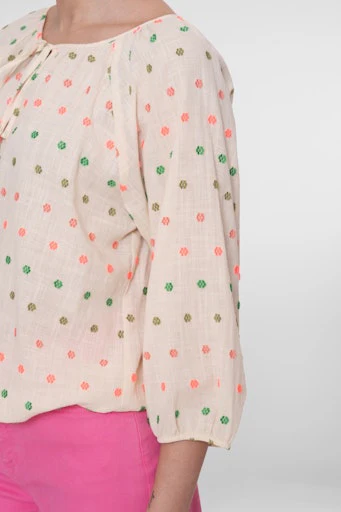 Tops beige Geisha - Image 3