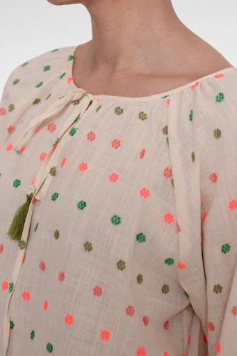 Tops beige Geisha - Image 5