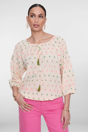 Tops beige Geisha - Image 6