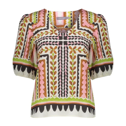 Tops beige Geisha - Image 2