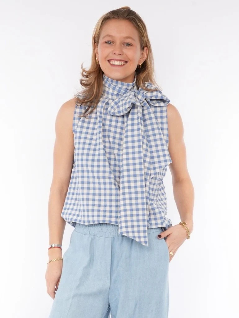 Tops blauw BLACK ROSE