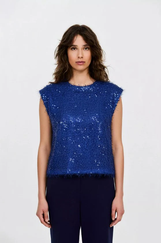 Tops blauw CKS