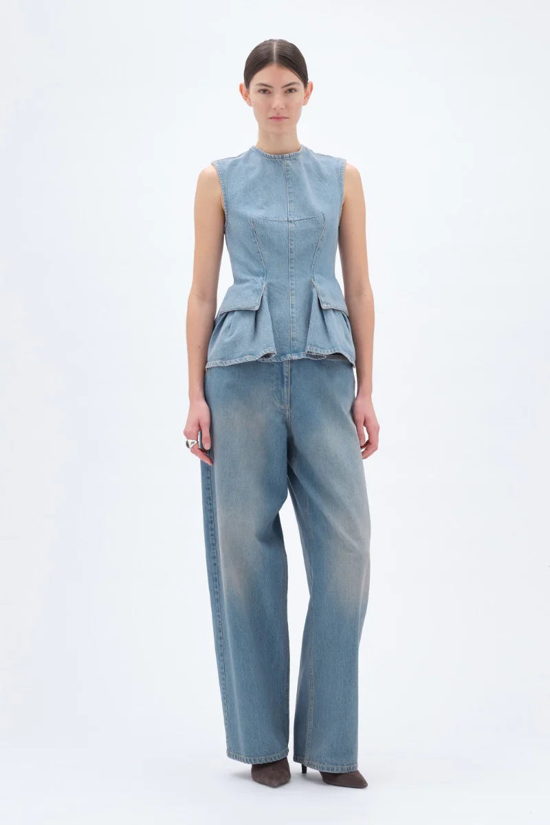Tops blauw REMAIN