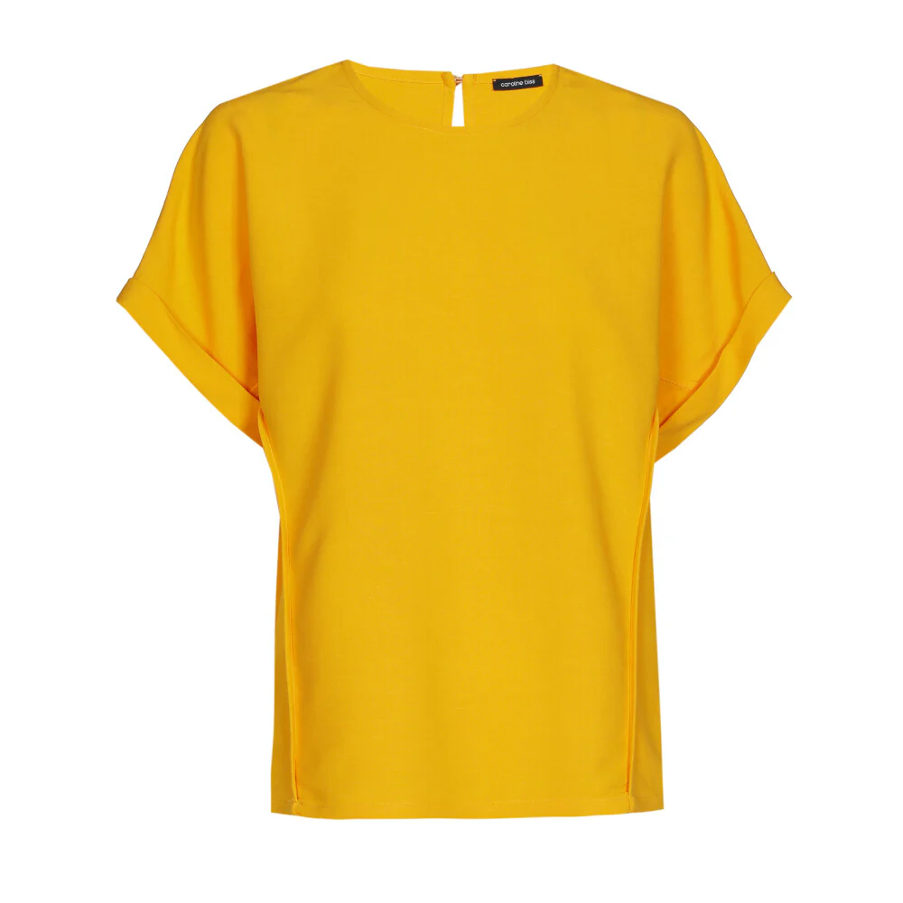 Blouses korte mouw oranje Caroline Biss - Image 2