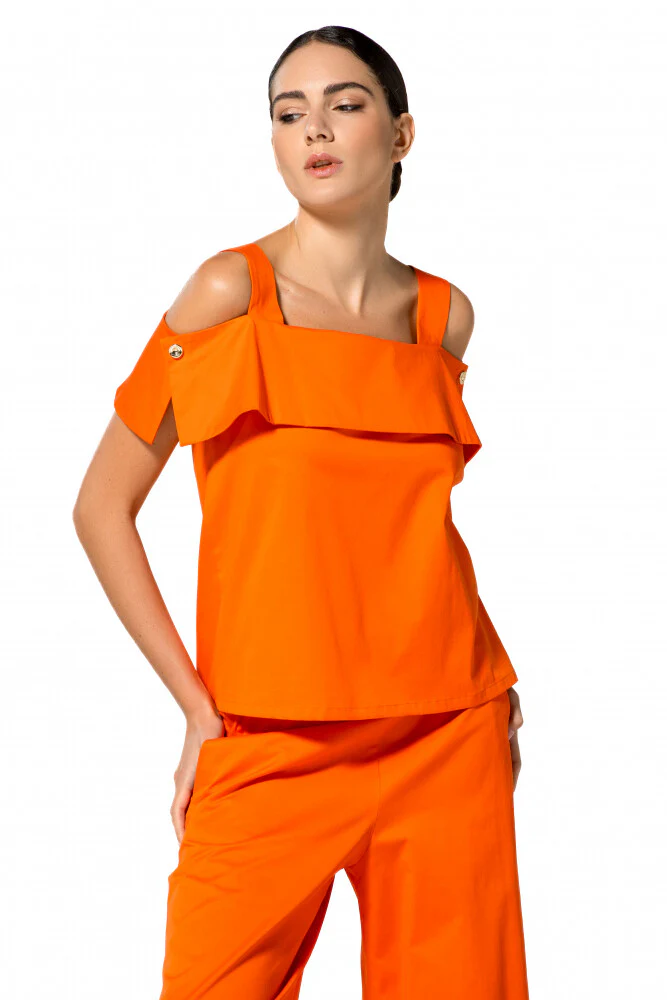 Tops oranje Caroline Biss