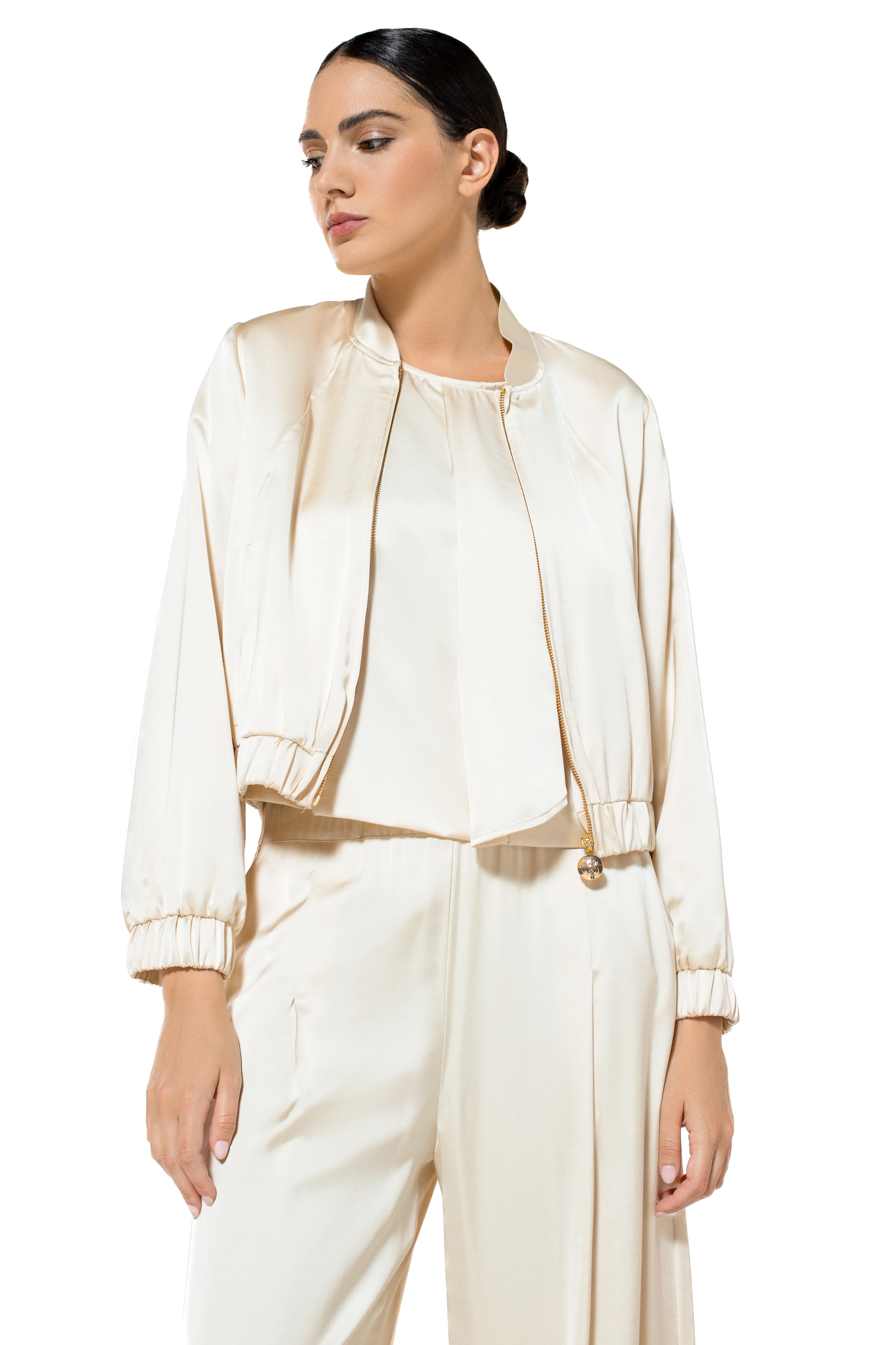 Blouses korte mouw goud Caroline Biss - Image 6