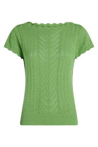 T-shirts korte mouw groen King Louie - Image 2