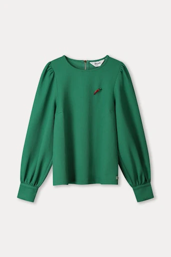 Blouses lange mouw groen POM Amsterdam