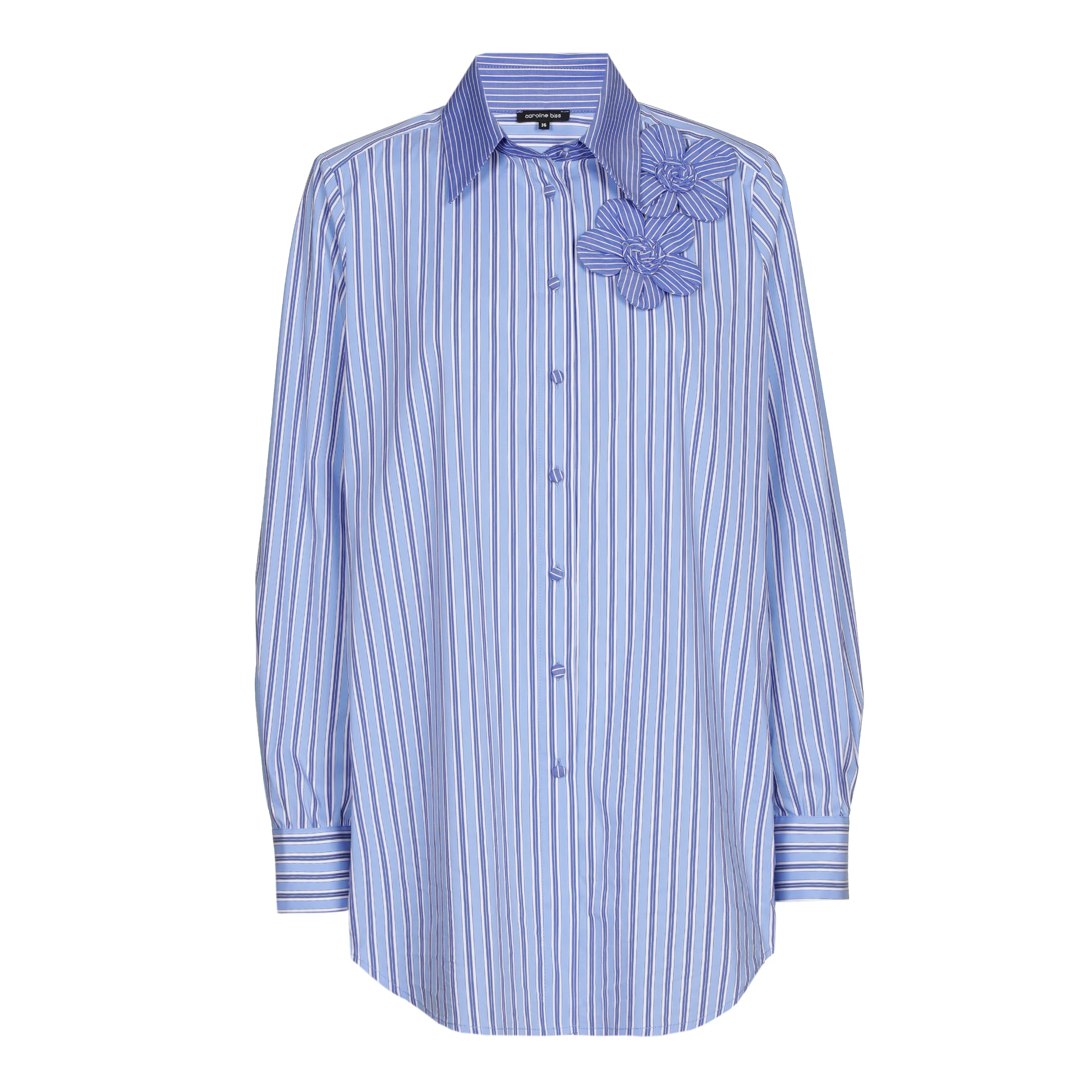 Blouses lange mouw blauw Caroline Biss