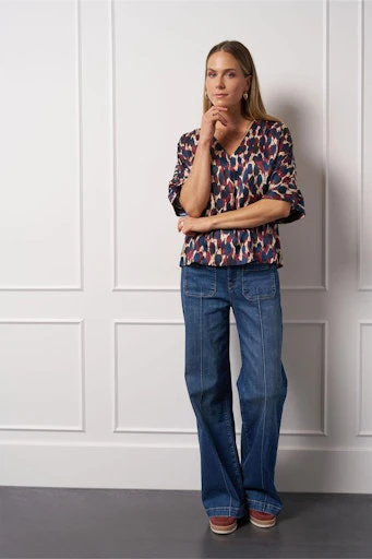 Blouses lange mouw multicolor Studio Anneloes - Image 3