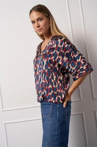 Blouses lange mouw multicolor Studio Anneloes - Image 4