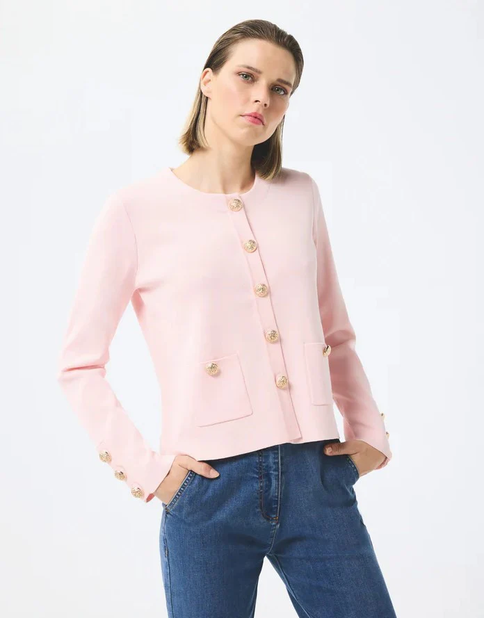 Cardigans roze Léo & Ugo