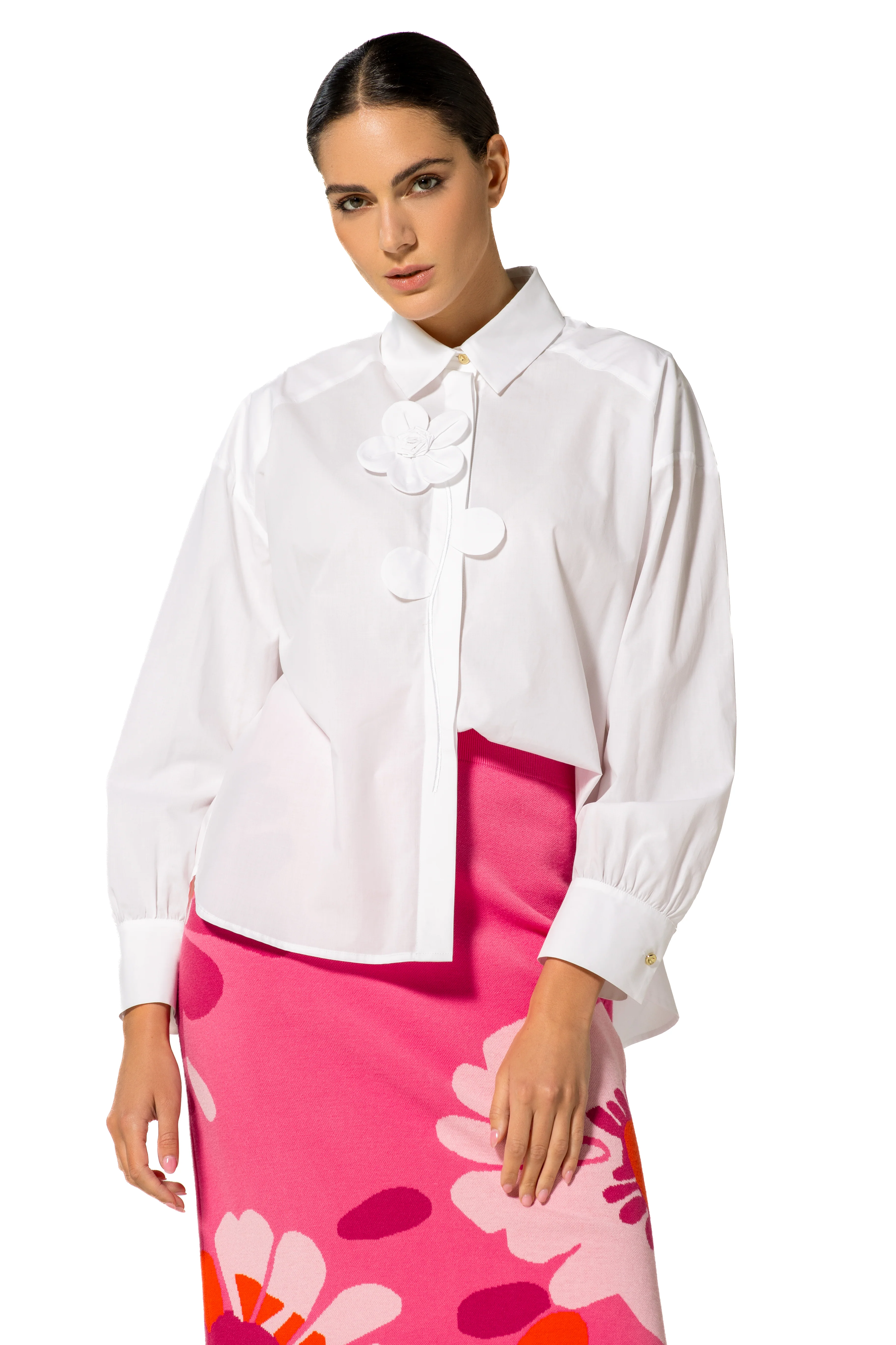 Blouses lange mouw wit Caroline Biss - Image 4