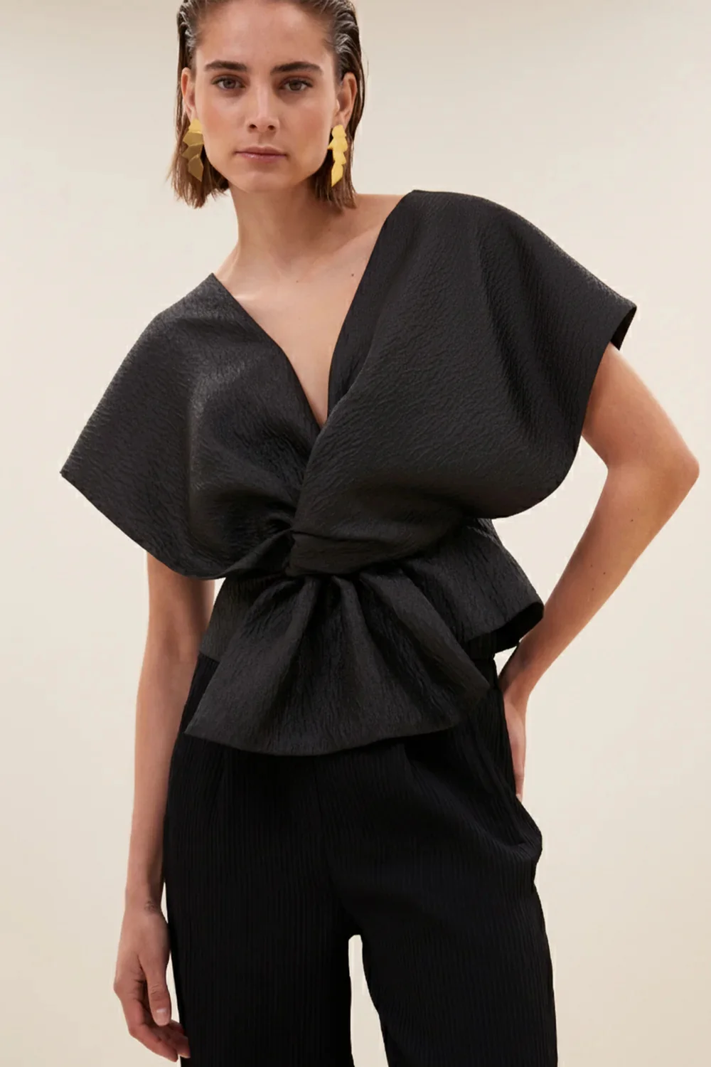 Tops zwart by-bar