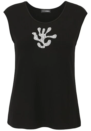 Tops zwart Doris Streich