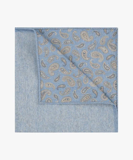 Zakdoeken blauw Profuomo