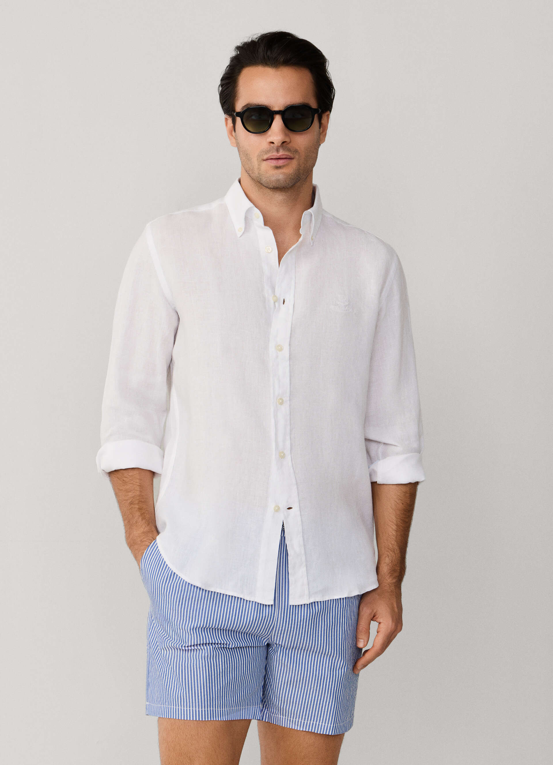 Zwembroeken blauw Façonnable